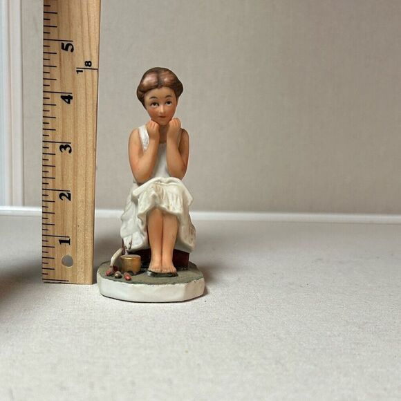 Norman Rockwell NR4 The Daydreamer Figurine By Dave Grossman Designs 1973 - Picture 6 of 6